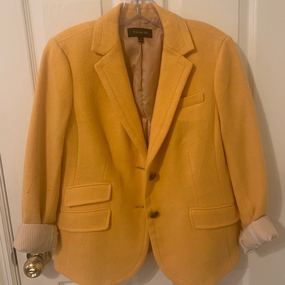 Yellow Talbots Blazer/Jacket